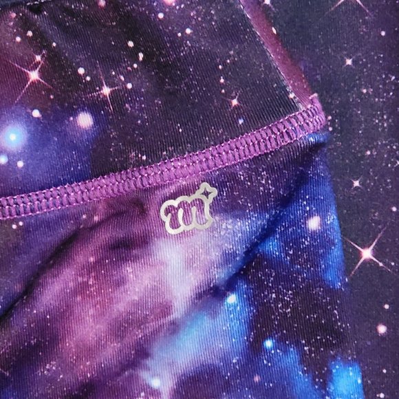 More Than Magic Womens Galaxy Print Leggings 10/12 L - Picture 3 of 6